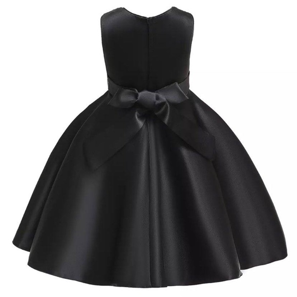 Luxury Sparkly Little black Dress formal birthday dress 5010 - Picture 3 of 7